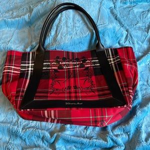 Victoria’s Secret plaid tote